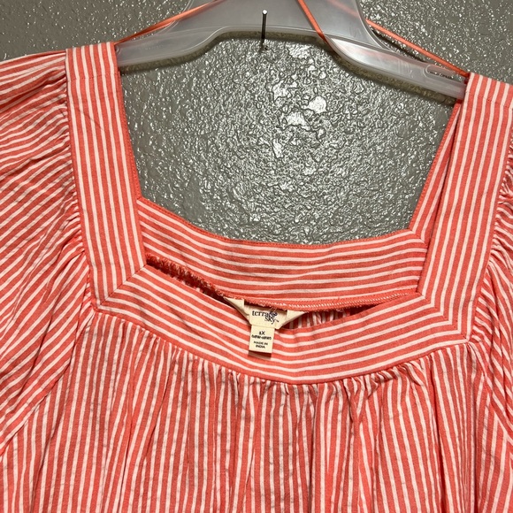 Terra Sky, Women’s Plus size Square Neck Top, summer blouse - Picture 3 of 9